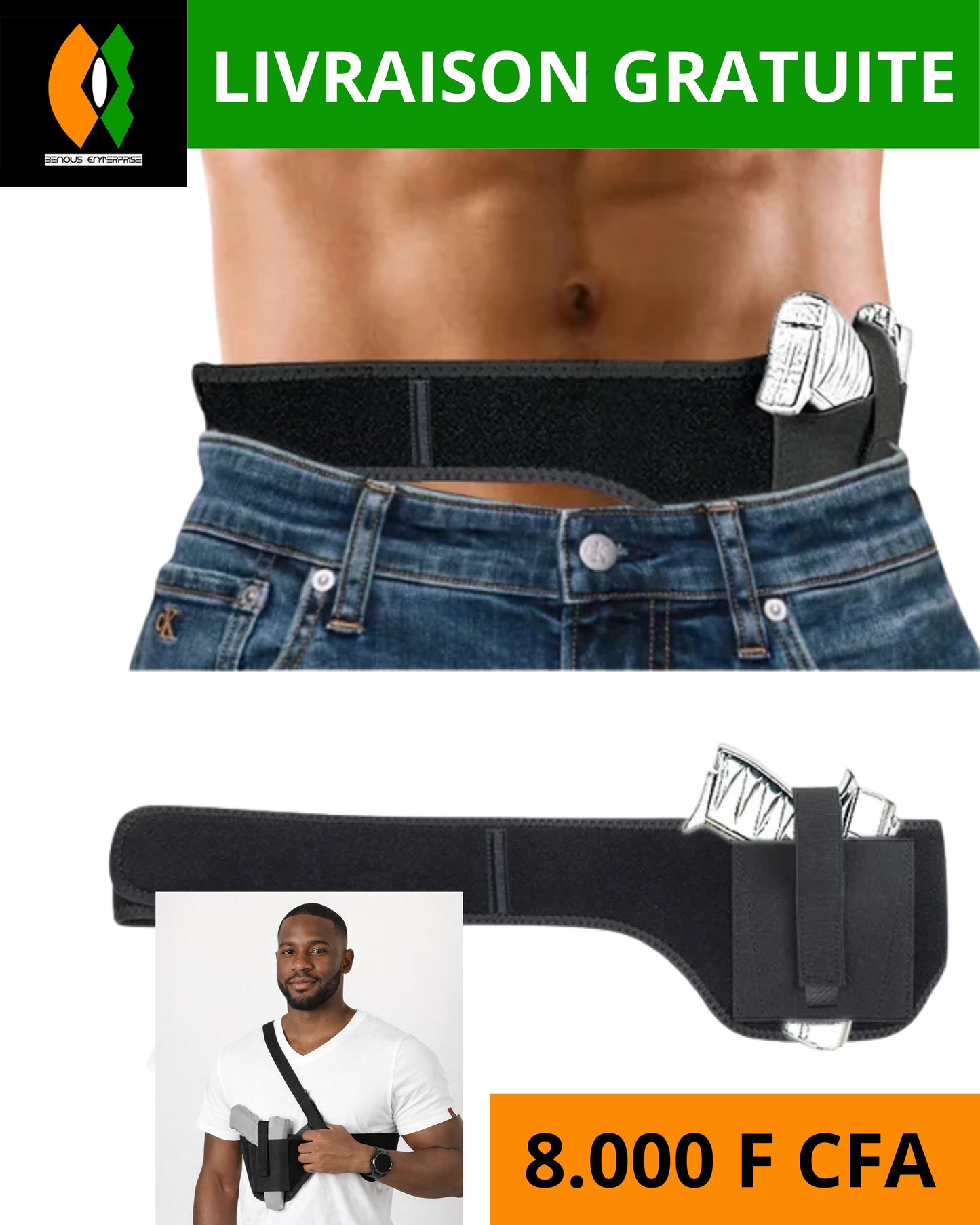 HOLSTER DE HANCHE ET D'EPAULE